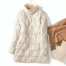 Ariana - Langärmelig Taschen Daunenjacke Mit Schaltflächen
