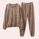 Emma - Rundhalsausschnitt Top Lange Hosen Pyjama Satz