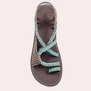 Bianca - Leichte flache Riemchensandalen mit offenem Zehendesign für Komfort