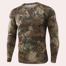Darian – Langarmshirt mit robustem Muster und Rundhalsausschnitt