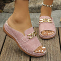 Elvira – Bequeme Sandalen mit offener Spitze und dicker rutschfester Sohle