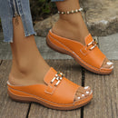Elvira – Bequeme Sandalen mit offener Spitze und dicker rutschfester Sohle