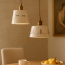 ClayLume - Pendelleuchte mit handgefertigtem Keramikschirm