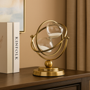 TimeDrift – Sanduhr mit Sanduhr und dekorativem Akzent aus klarem Glas