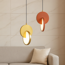 Lumiglow - Moderne LED Anhängerlampe mit rundem Rahmen und Umgebungslicht