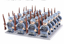 MilitaBlocks - WWII Militärbaukasten mit 21 Soldatenfiguren aus mehreren Nationen