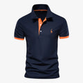 Jonas – Kurzarm Poloshirt mit Knopfleiste und schmaler Passform