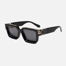 LuxeVision - Unisex Brille mit minimalistischem Rahmen UV 400 Schutz und kratzfesten Gläsern
