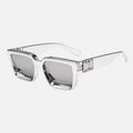 LuxeVision - Unisex Brille mit minimalistischem Rahmen UV 400 Schutz und kratzfesten Gläsern