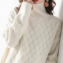 Elke - Warmer Langärmelig Rollkragenpullover Pullover