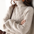 Elke - Warmer Langärmelig Rollkragenpullover Pullover