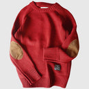 Carl - Langärmelig Rundhalsausschnitt Überdimensionale Strickpullover