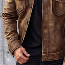 Louis - Langärmelige Umlegekragen Jacke Mit Knöpfen