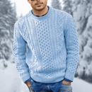 Louis - Warm Rundhalsausschnitt Langärmelig Pullover