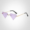 Luisa – Stylische Sonnenbrille in Diamantform mit UV Schutz