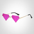 Luisa – Stylische Sonnenbrille in Diamantform mit UV Schutz