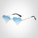 Luisa – Stylische Sonnenbrille in Diamantform mit UV Schutz