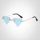 Luisa – Stylische Sonnenbrille in Diamantform mit UV Schutz