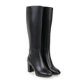 Alina – Kniehohe Stiefel mit Reißverschluss und rutschfester Sohle für Komfort