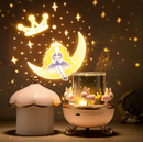 GlowSphere – Rotierender Traumthema Projektor mit Fernbedienung und Bluetooth Audio