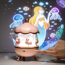 GlowSphere – Rotierender Traumthema Projektor mit Fernbedienung und Bluetooth Audio