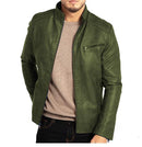 Carl - Warme Langärmelig Standkragen Reißverschluss Jacke