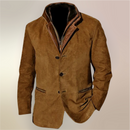 Claus - Langärmelig Vintage Jacke Mit Schaltflächen