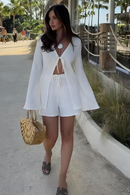 Isla – Schicker Zweiteiler mit lässigen High-Waist-Shorts