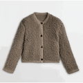 Renate - Lässige Strickjacke mit langen Ärmeln und Knöpfen