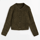 Renate - Lässige Strickjacke mit langen Ärmeln und Knöpfen