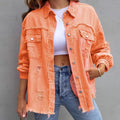 Emma – Klassische Schlanke Passform Jeansjacke Für Modernen Stil