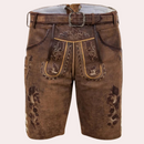 David – Oktoberfest Kurze Hosen mit verstellbarem Gürtel und praktischen Taschen