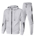 Carl - Langärmelig Kapuzenpulli Taschen Hosen Trainingsanzug Zweiteiliges Satz