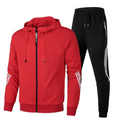 Carl - Langärmelig Kapuzenpulli Taschen Hosen Trainingsanzug Zweiteiliges Satz