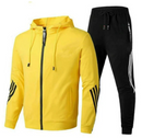 Carl - Langärmelig Kapuzenpulli Taschen Hosen Trainingsanzug Zweiteiliges Satz