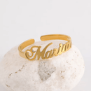 HeartBond - Verstellbarer Ring mit individueller Namensgravur