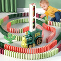 BrightRail – Modernes Domino-Eisenbahnspielzeug für Bewegungsfähigkeiten