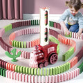 BrightRail – Modernes Domino-Eisenbahnspielzeug für Bewegungsfähigkeiten