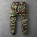 Henry - Camouflage Cargohose mit Knopf und Taschen