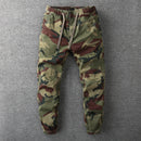 Henry - Camouflage Cargohose mit Knopf und Taschen