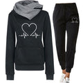 Ava - Warmer Langärmelig Kapuzenpulli Mit langen Hosen joggingSatz