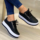 Alina - Luxuriöse Schnürsenkel Sneakers mit rutschfester Sohle für Komfort