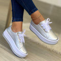 Alina - Luxuriöse Schnürsenkel Sneakers mit rutschfester Sohle für Komfort