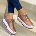 Alina - Luxuriöse Schnürsenkel Sneakers mit rutschfester Sohle für Komfort