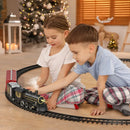 RailRush - Batteriebetriebenes elektrisches Zugset mit realistischen Klingt und einfach zu bauenden Gleisen