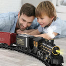 RailRush - Batteriebetriebenes elektrisches Zugset mit realistischen Klingt und einfach zu bauenden Gleisen