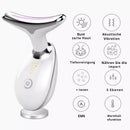 SkinVibe – Anti Falten Facelift Massagegerät mit LED Lichttherapie für Gesicht und Hals