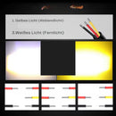 RoadGlow - Langlebige LED Leuchte mit fortschrittlicher bifokaler Linse für bessere Sichtbarkeit bei Nacht