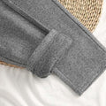 Carl - Lässige Tailored Hosen mit hoher Taille Taschen und Knopf