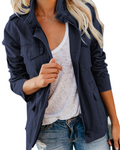 Sophia – Mittellange Jacke Mit Taschen